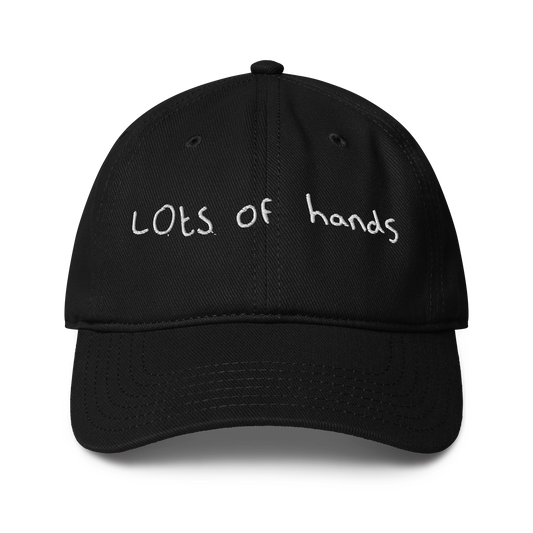 lots of hands logo hat