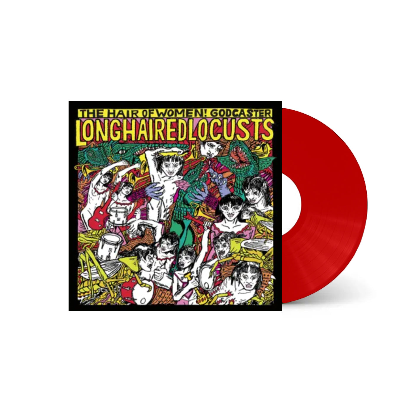 Godcaster - Long Haired Locusts (Red Vinyl)