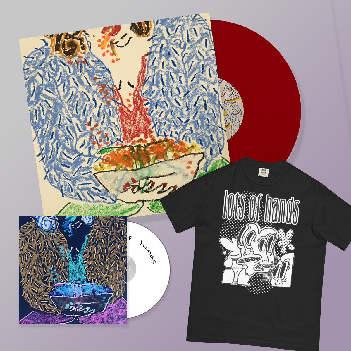 lots of hands - mistake (Deluxe Tee Bundle)