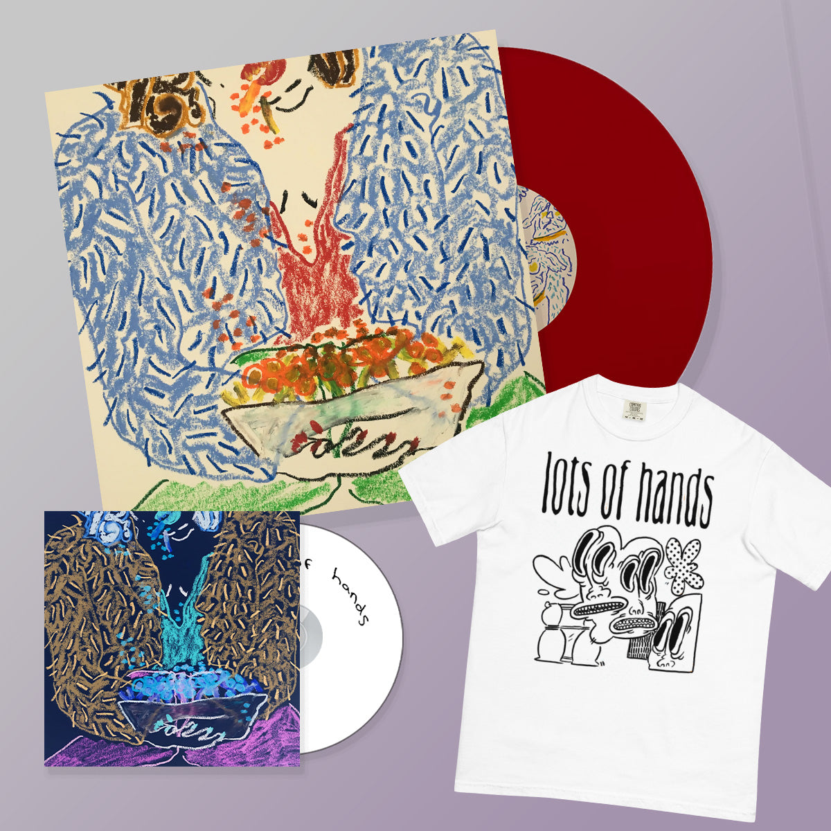 lots of hands - mistake (Deluxe Tee Bundle)