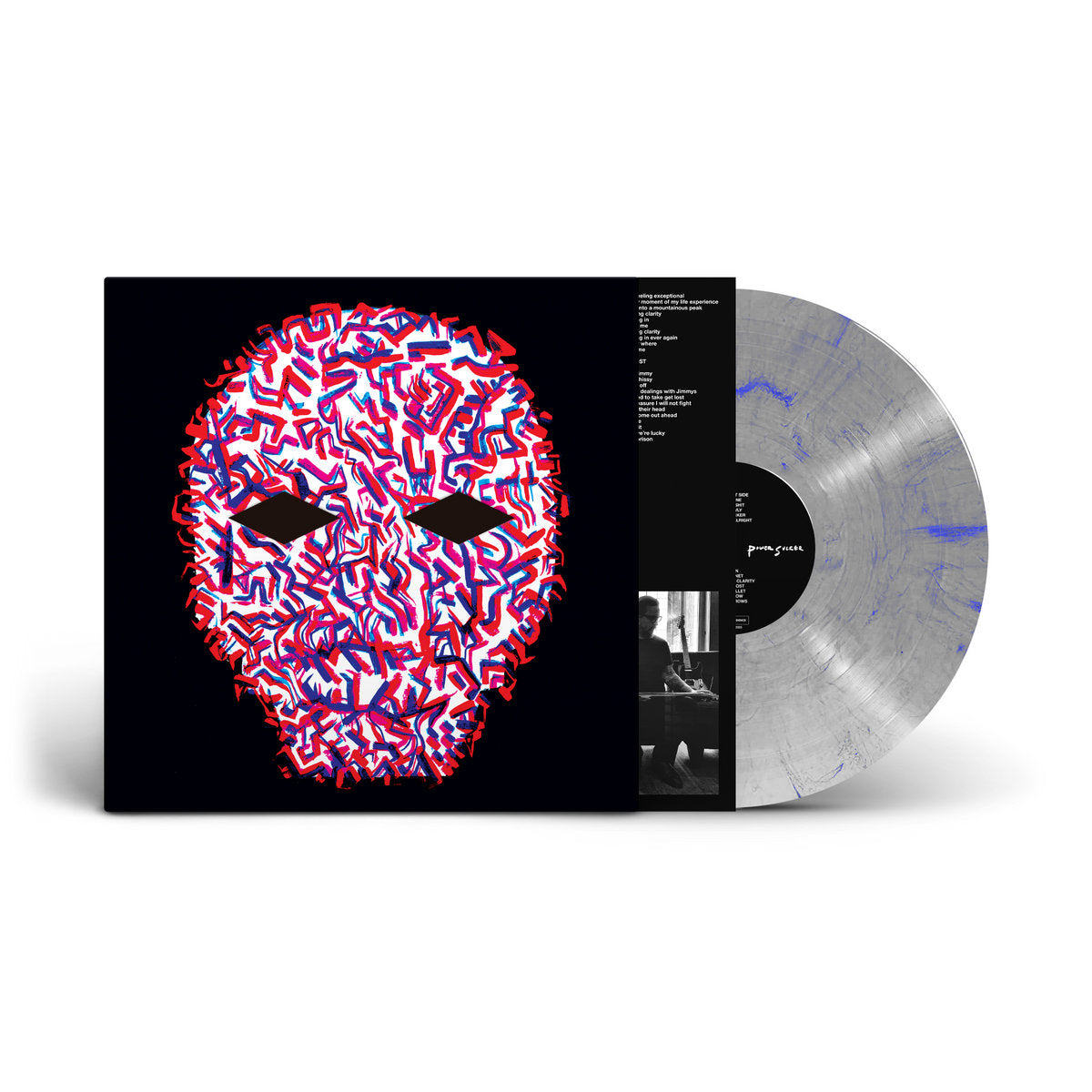 Young Widows - Power Sucker (Metallic Silver w/ Opaque Blue Swirl Vinyl)